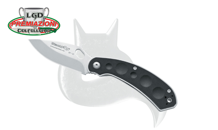 Black Fox Pocket Knife Satin Blade Zytel handle